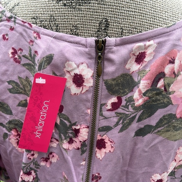 Xhilaration Purple Floral
Wrap Mini Dress new - Picture 4 of 4